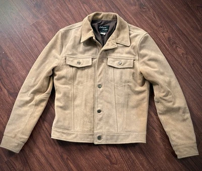 Chaqueta de camionero de gamuza italiana Johnson Leathers tipo 3 Foto 1 de 4