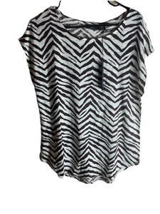 NWT Tahari Top / Size Large / / 100% Linen/ - Picture 1 of 5