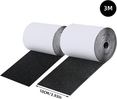 Klettband Selbstklebend, 3M*10CM Klettband Extra Stark Doppelseitig Klebende - Bild 1 von 4
