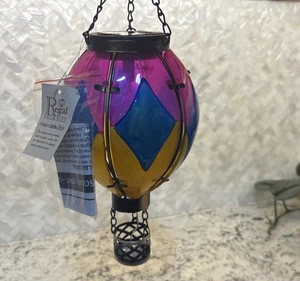 Regal Art & Gift Heißluftballon Solar Laterne - hängendes solarbetriebenes LED-Licht - Bild 1 von 14