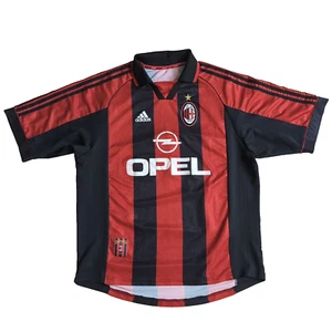 Adidas AC Milan Mailand Trikot 2000-02 rot-schwarz Gr. L- XL | Heim Vintage OPEL - Bild 1 von 13