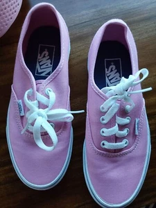 Vans Off The Wall PINK Shoes AU-6 Brand New Condition - Picture 1 of 4
