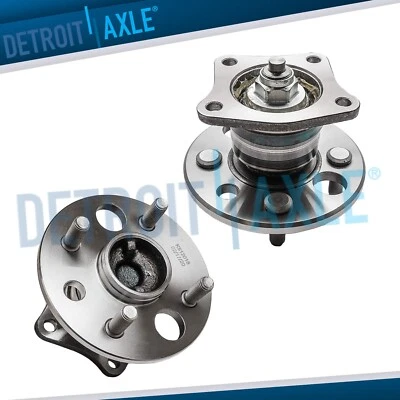 Rear Wheel Bearing and Hubs for 1993 - 2002 Toyota Corolla Chevy Geo Prizm 4LUG - Image 1 of 4