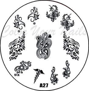 Plantilla de estampado A27, guitarra, adornos - Imagen 1 de 1