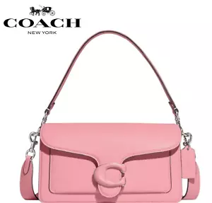 Coach CH735 Tabby 26 Schultertasche Leder Blumen Pink C Logo Design Neu - Bild 1 von 7