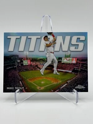 2023 Topps Chrome Titans #CT-3 MIKE TROUT - Image 1 of 2
