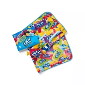 New Officially Licensed Jolly Rancher Hard Candy Blanket, Pillow and Pouch Set - Picture 1 of 5