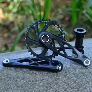 Juego de bielas de bicicleta de montaña husillo de manivela de bicicleta hueca DH AM XC para Shimano SRAM - Imagen 1 de 33