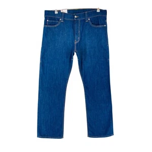 Levi's 506 Men's Blue Stretch Standard Regular Straight Fit Jeans W38 L32 - Picture 1 of 11