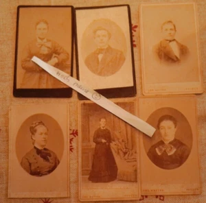 6 echte Foto ca 1910 ? Frau Mann Menschen Kleidung antik - Picture 1 of 1