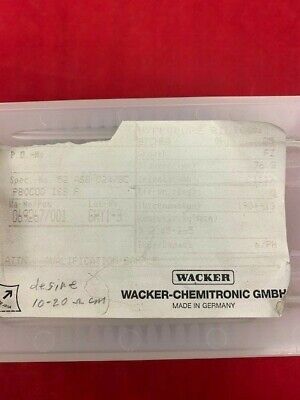 Wacker-Chemtronic GMBH 76.2mm Hyperpure Silicon Etched Wafers • 69$