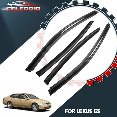 Deflector protector de lluvia de ventilación para visera de ventana para Lexus GS300 GS400 GS430 1998-2005 Foto 1 de 4