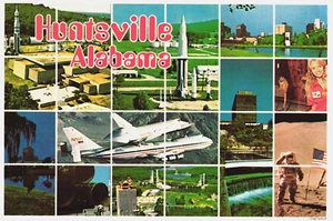 Postcard: View of the "Rocket City" --- Huntsville - Alabama, USA - Picture 1 of 2