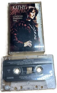 KATHY MATTEA - Lonesome Standard Time - Audio Cassette Tape - - Picture 1 of 3