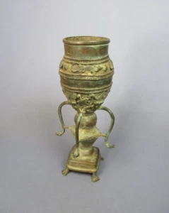 Antike Vase Bronze Kunst Ethnisch Fusion Wachs Passierkeule Verzierung Early Um - Bild 1 von 8