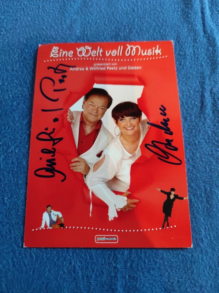 Andrea Und Wilfried Peetz Und Gästen Autogrammkarte - Bild 1 von 1