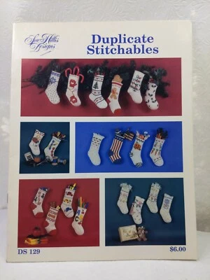1996 Sue Hillis Designs - DUPLICATE STITCHABLES DS 129 Stockings - Image 1 of 4