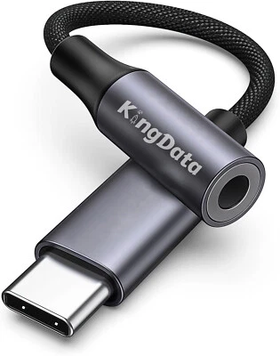 USB C TO 3.5mm AUDIO HEADPHONE ADAPTER JACK SAMSUNG OnePlus Xiaomi Oppo Cable - Image 1 of 4