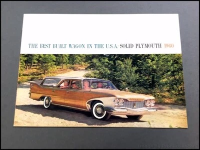 1960 Plymouth Fury Sport Suburban Station Wagon Car Sales Brochure Catalog Foto 1 de 4