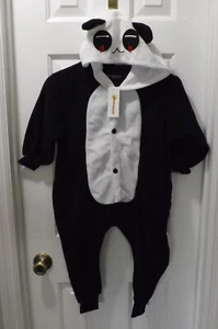 🌈NEW NWT NEWCOSPLAY Red Eye Panda Cosplay Pajamas Plush One Piece Costume SZ 4T - Picture 1 of 2