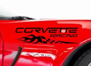 NEW STINGRAY CORVETTE RACING Stripe Car Vinyl Decal qty 2 (Fits Corvette C6) - Picture 1 of 23