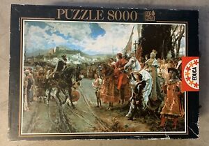 EDUCA 8000 - CAPITULATION OF GRANADA - Jigsaw Puzzle - Francisco Pradilla