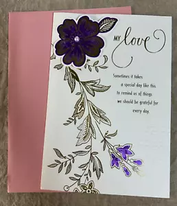 Happy Mother's Day Card w/ Envelope ~ My Love ~ Wife - Picture 1 of 2