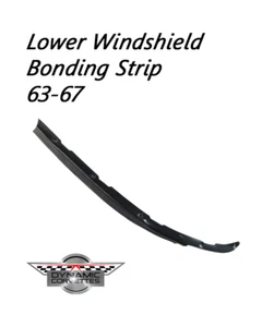 1963-1967 - Corvette Windshield Bonding Strips - Driver - Custom Fiberglass - Picture 1 of 8