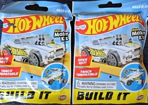 LOTE DE 2 Hot Wheels BUILD IT Mini Fabricante Kitz Coches Paquetes Ciegos Sellados ¡BONITOS! - Imagen 1 de 2