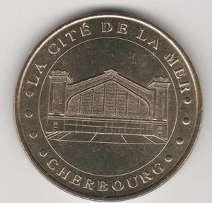 A 2002 TOKEN MEDAILLE MONNAIE DE PARIS -- 50 100 N°1 CHERBOURG / CITE DE LA MER  - Bild 1 von 2