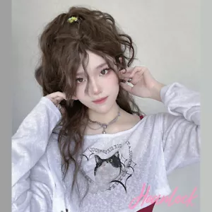 Lolita Girl Daily Fashion Hair Hairpiece Periwig Cosplay Cute Curly Wigs - Picture 1 of 5