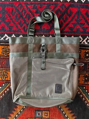 George Gina & Lucy GG&L Tech Panel Camo Mesh "Awesometric" Military Y2K Tote Bag - Image 1 of 4