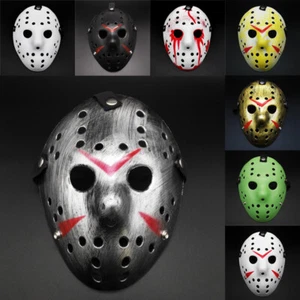 Party Mask Halloween Freddy Jason Mask Scary Hockey Friday 13th Full Mask 8color - Picture 1 of 18