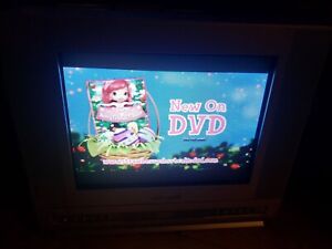 Polaroid CRT TV DVD Player Retro Gaming Fernseher Vintage Flach HiFi + Fernbedienung TDX-142