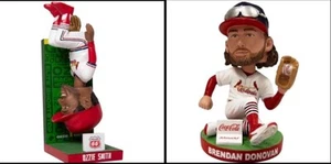 St Louis CARDINALS OZZIE SMITH BACKFLIP & Donovan Bobbleheads Ready To Ship - Picture 1 of 3