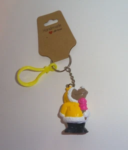 Llavero Rataxess Hecho a Mano Babar Vintage Años 90 Mochila Cartera Clip Rinoceronte - Imagen 1 de 3