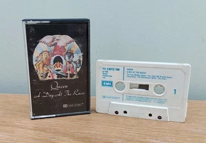 Queen A Day At The Races Cassette Tape Album 1976 - Original Issue Blue Text - Picture 1 of 5