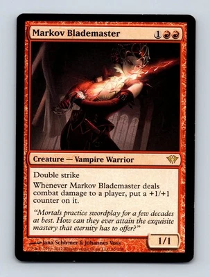 Markov Blademaster Dark Ascension sin lámina Magic The Gathering casi nuevo Foto 1 de 2