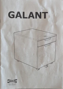 Unidad de cajón con ruedas Ikea GALANT - SOLO PIEZAS - incluye manual - Imagen 1 de 9