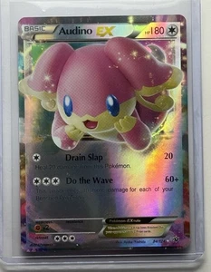 2016 Pokemon - XY: Fates Collide Audino EX #84/124 Holo - Picture 1 of 2