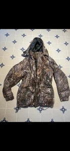 Habit Realtree Camo Warm Hunting Coat Medium great Condition With Hood - Picture 1 of 2
