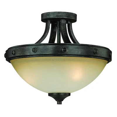 VAXCEL C0077 Halifax 14,5 pulgadas montaje semi-al ras nogal Foto 1 de 4