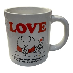 Vintage Ziggy “LOVE” Stoneware Mug – 1980 – Tom Wilson - Picture 1 of 8