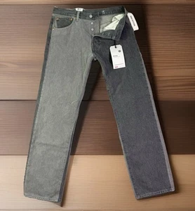 Jeans Levi's 501 Para Hombre Fuerte Dos Tonos Gris Pierna Recta Botón Mosca Talla 32 x 32 - Imagen 1 de 9