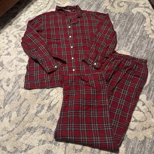 LL Bean Pyjama Set Herren XL Scotch Karo Flanell Nachtwäsche Cabin Lounge Heritage - Bild 1 von 6
