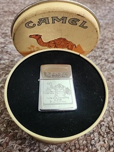 Encendedor Zippo 1995 Camel Turco Mezcla Doméstica con Estaño - Imagen 1 de 12