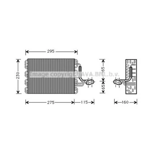 Verdampfer Klimaanlage für VW Polo 6N2 6N1 Kasten 6NF Seat Cordoba 6K1 6K2 - Bild 1 von 1