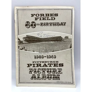 Pittsburgh Pirates Hall Of Fame Pie Traynor Autograph Signed Program 1969 - Picture 1 of 7