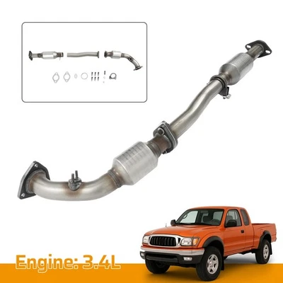 Front & Rear Catalytic Converter Set For Toyota Tacoma 3.4L 2001 2002 2003 2004 - Image 1 of 4