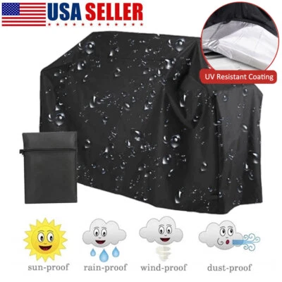 BUYENJOY 58" 3 to 4 Burners Gas Grill Cover for Weber Nexgrill Brinkmann Kenmore Dyna glo